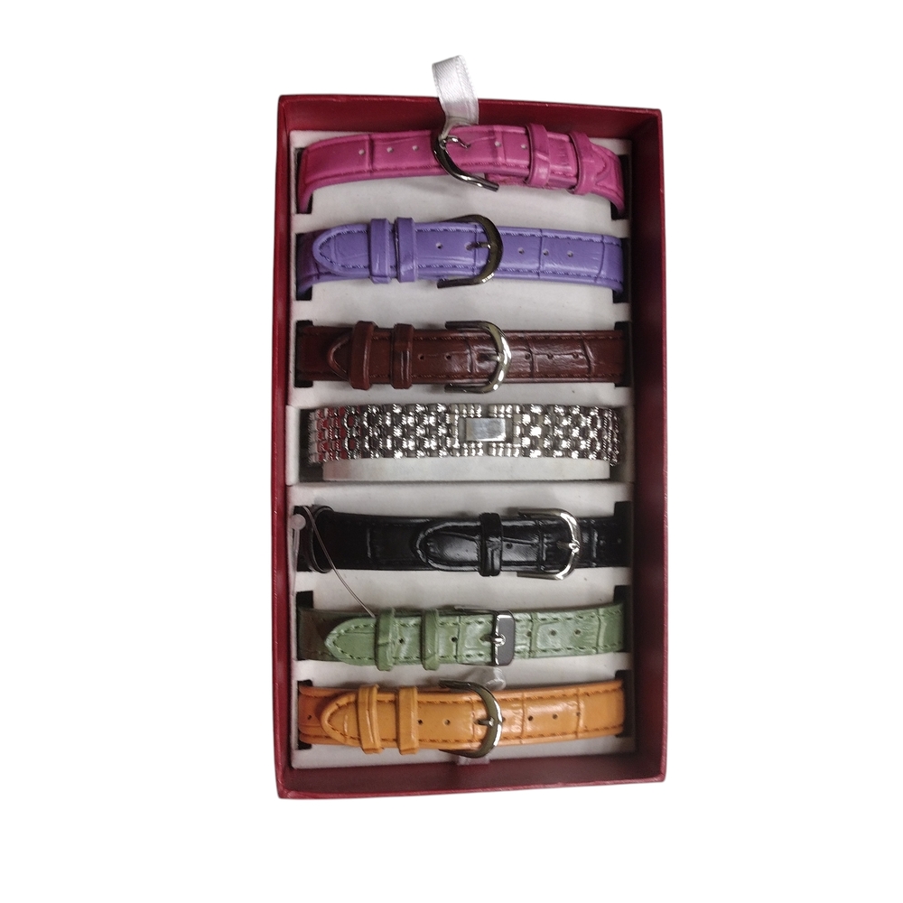 Elegant Multi-Color Women's Watch Strap Set